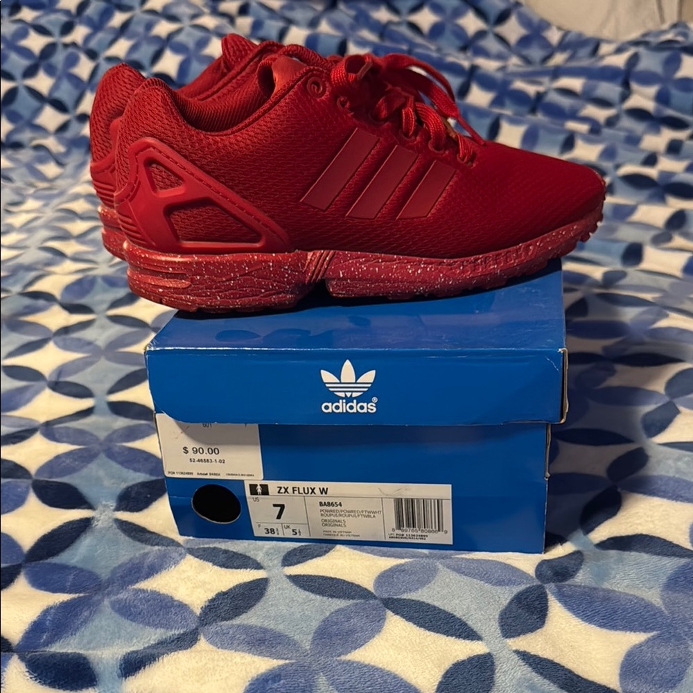 Adidas Kids Red Sneakers